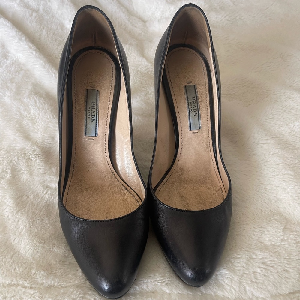 Prada Authentic Black leather.